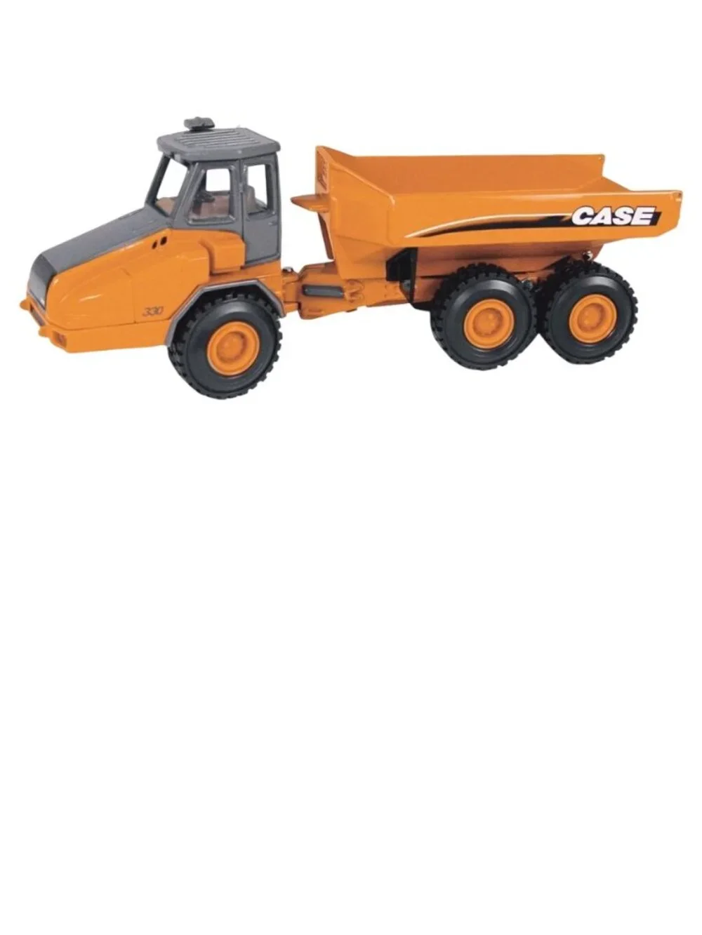 Case 330B Articulated Dump Truck 1/50 Scale Diecast Model Ertl Tip Bed Wheels